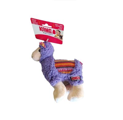 KONG Sherps Llama Medium Plüsch Hundespielzeug mit Quietscher & Knister KONG Sherps Llama Medium Plüsch Hundespielzeug mit Quietscher & Knister