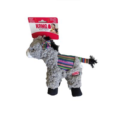 KONG Sherps Donkey Medium Plüsch Hundespielzeug mit Quietscher & Knister KONG Sherps Donkey Medium Plüsch Hundespielzeug mit Quietscher & Knister
