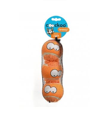 ebi Coockoo Breezy! Tennisbälle Hundespielzeug Large 3er Set / Netz Ø 7,65 cm ebi Coockoo Breezy! Tennisbälle Hundespielzeug Large 3er Set / Netz Ø 7,65 cm