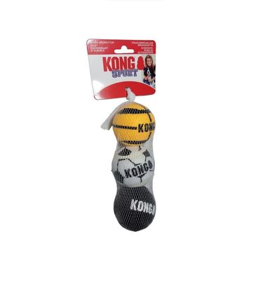 KONG Sport Tennisbälle Hundespielzeug Ø 6,3 cm 3er Netz sortiert KONG Sport Tennisbälle Hundespielzeug Ø 6,3 cm 3er Netz sortiert
