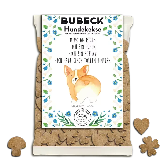 BUBECK Hundekekse Mr. & Mrs. Panda -getreidefrei- Hundeleckerli Motiv 4 BUBECK Hundekekse Mr. & Mrs. Panda -getreidefrei- Hundeleckerli Motiv 4