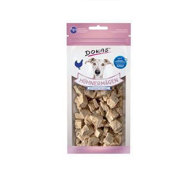 Dokas Dog Hundesnack gefriergetrocknete Hühnermägen 20 g Dokas Dog Hundesnack gefriergetrocknete Hühnermägen 20 g