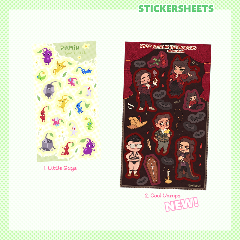 ✩ [NEW] STICKERSHEETS &amp; PACKS