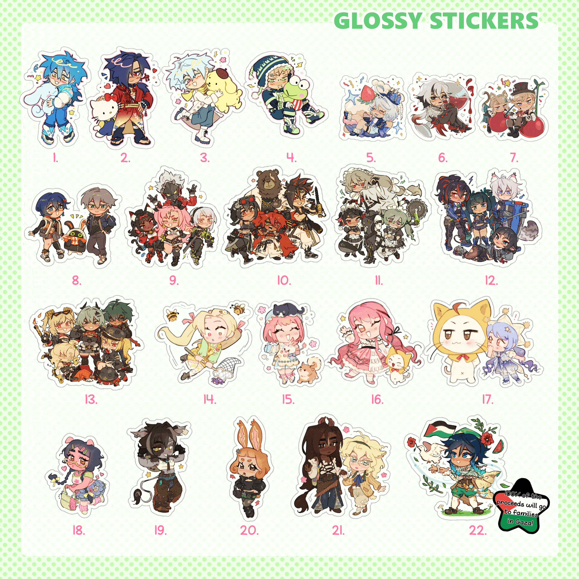 ✩ [NEW STICKERS] GLOSSY STICKERS