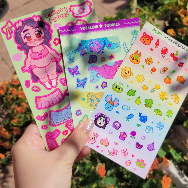 ✩  [NEW] STICKERSHEETS &amp; PACKS