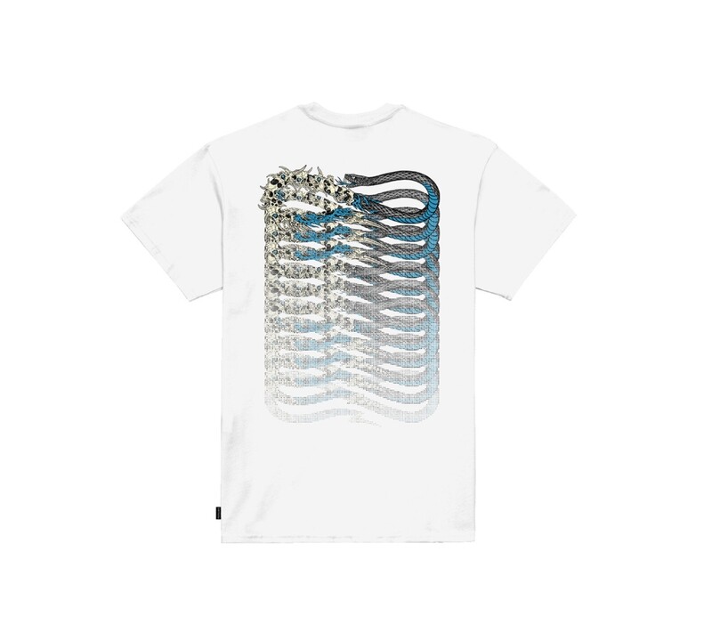 T-shirt Propaganda ribs SkUllsnake
