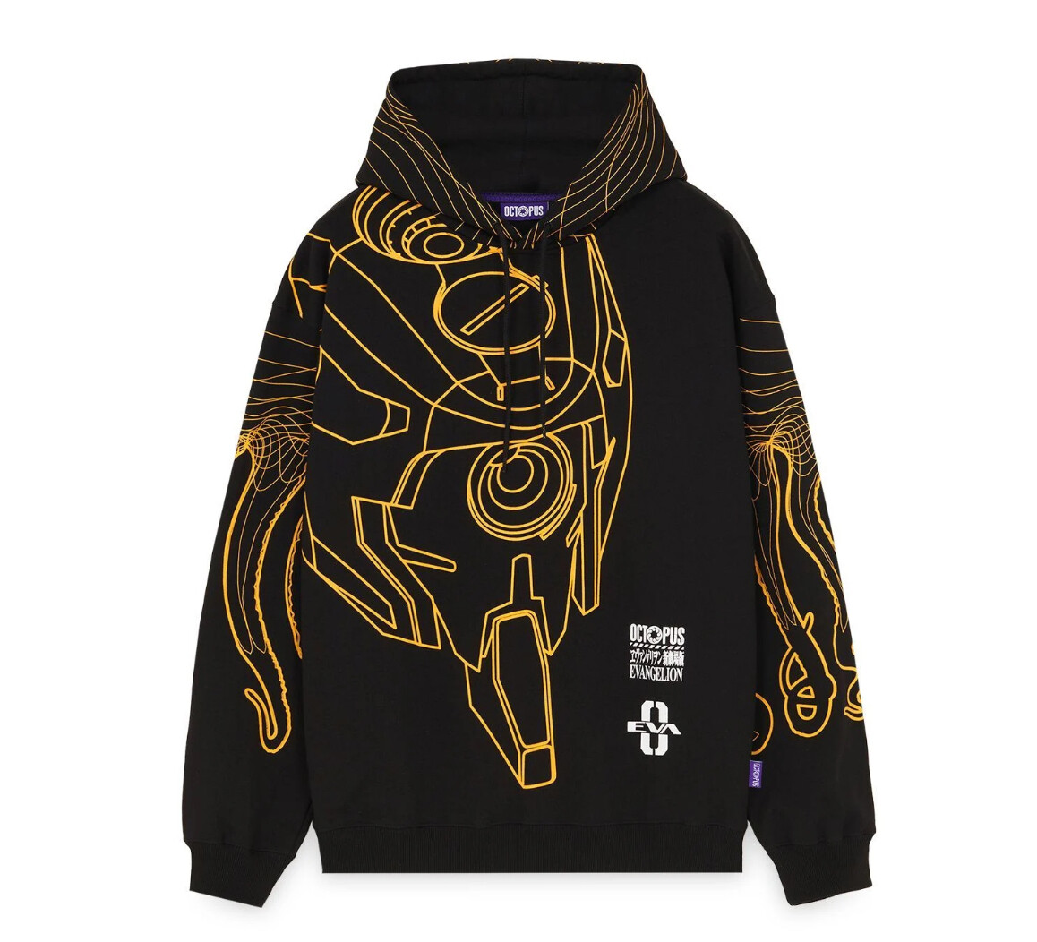 Evangelion EVA 00 Flowing Octopus Hoodie
