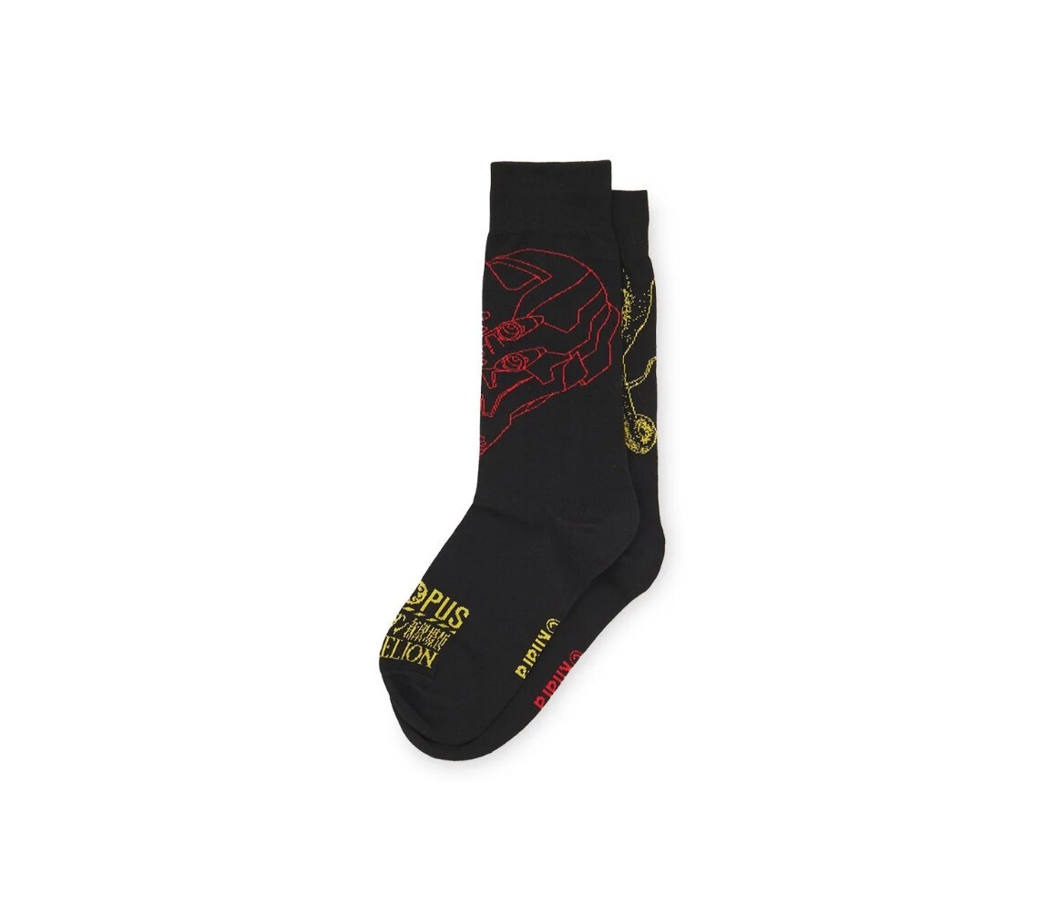 Evangelion eva 00 outline octopus socks
