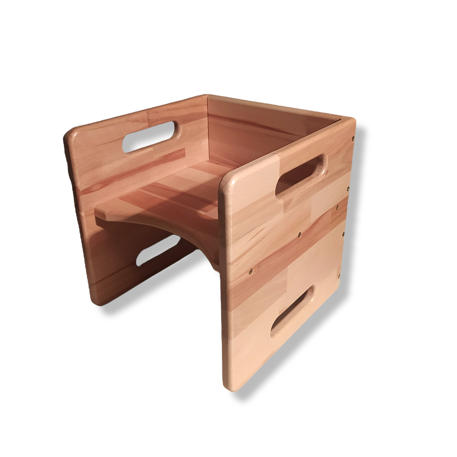 Chaise cube Montessori évolutive et modulable "Alix" taille S en bois de  qualité supérieure