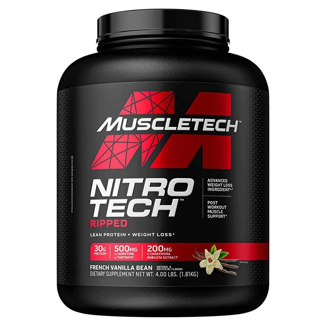 MuscleTech Nitro-Tech Ripped (4lb), Flavor: French Vanilla Bean