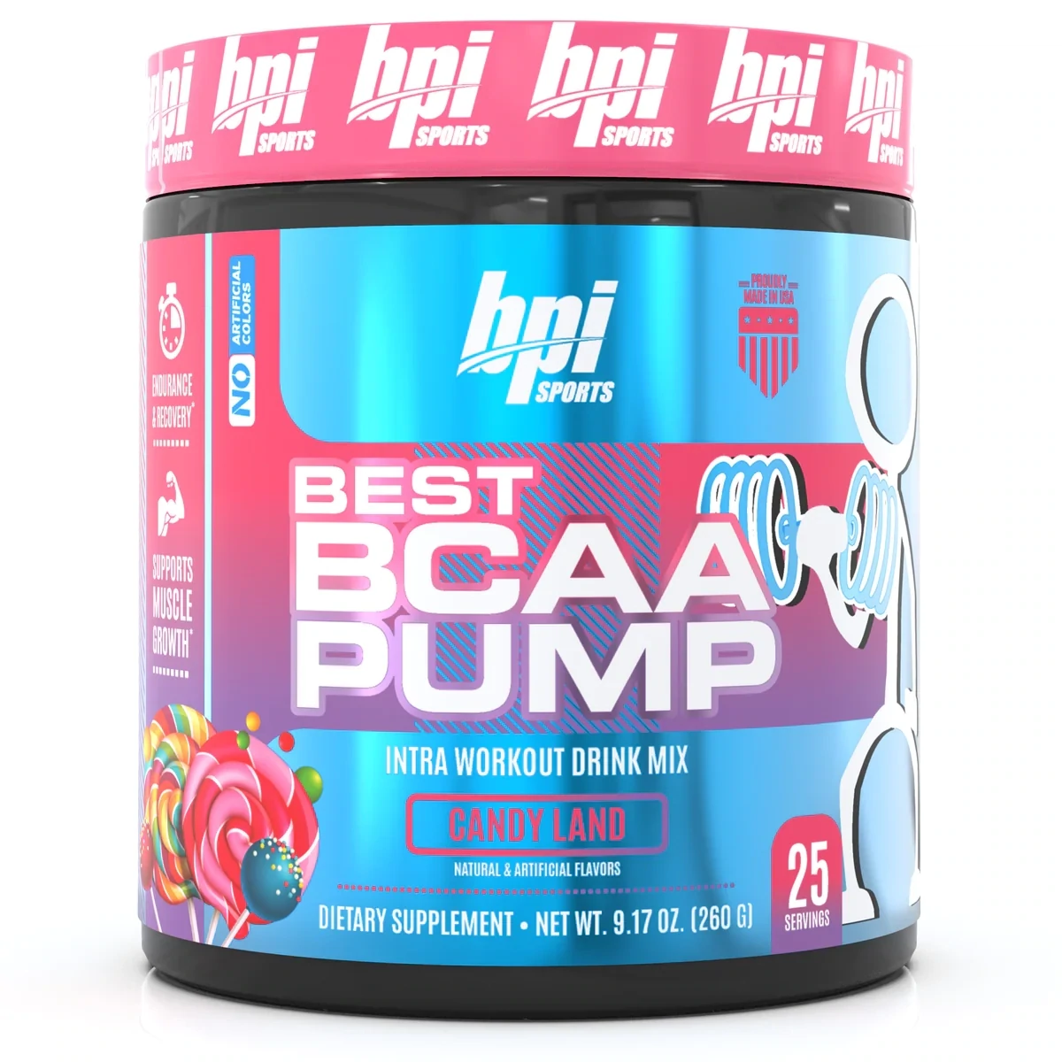 BPI Best BCAA Pump, Flavor: Candy Land