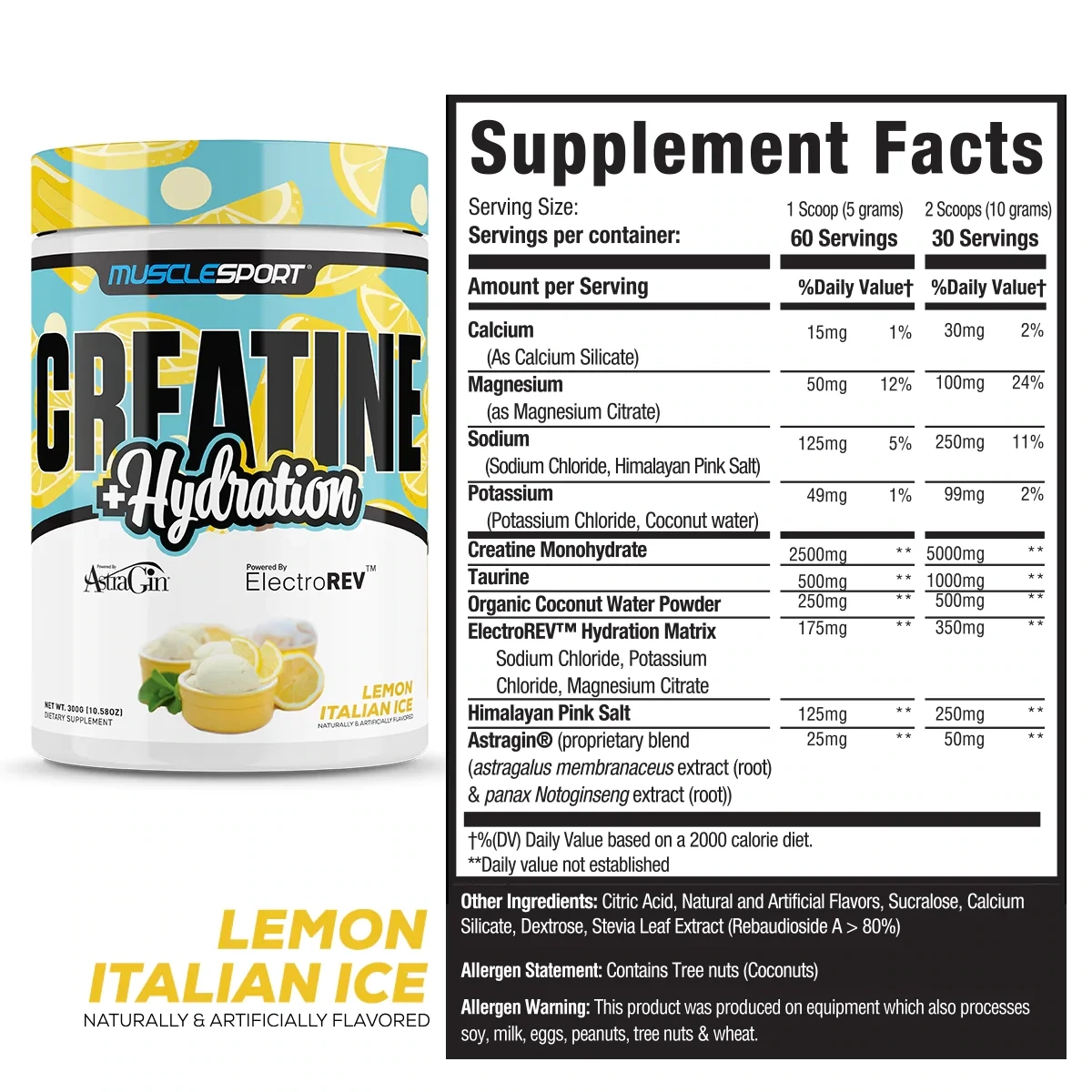 Musclesport CREATINE + HYDRATION™