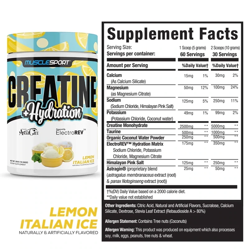 Musclesport CREATINE + HYDRATION™