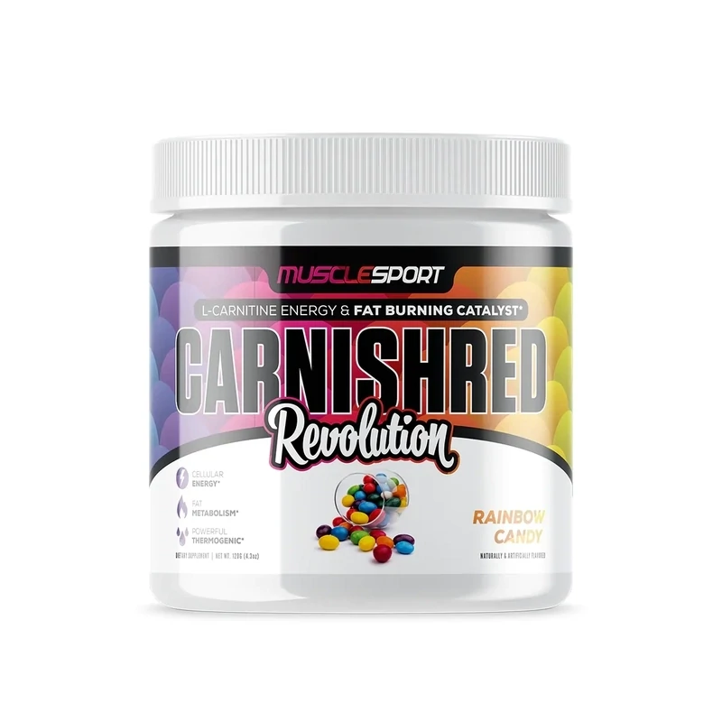 Musclesport CARNISHRED™ NON STIM FAT BURNER, Flavor: Rainbow Candy