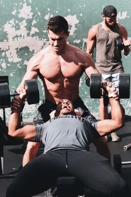 Target your upper chest