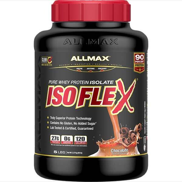 ALLMAX ISOFLEX: 100% PURE WHEY PROTEIN ISOLATE POWDER