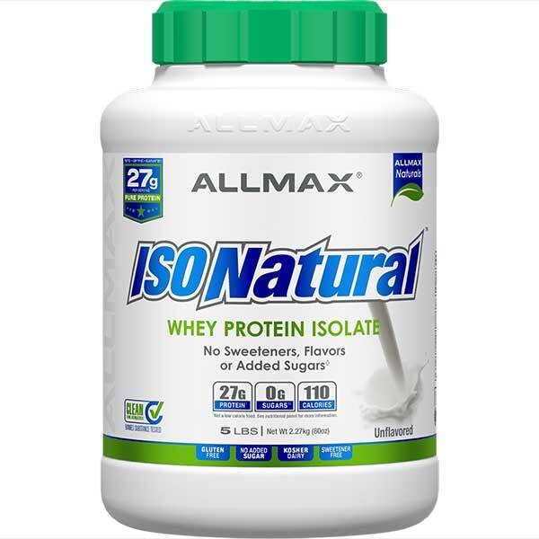 ALLMAX ISONATURAL: NATURAL PURE WHEY PROTEIN ISOLATE POWDER