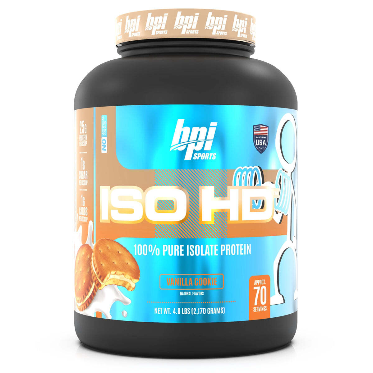 Bpi Sports ISO HD, Flavor: Vanilla Cookie