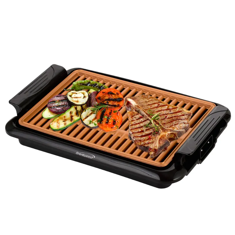 Brentwood smokeless indoor copper grill