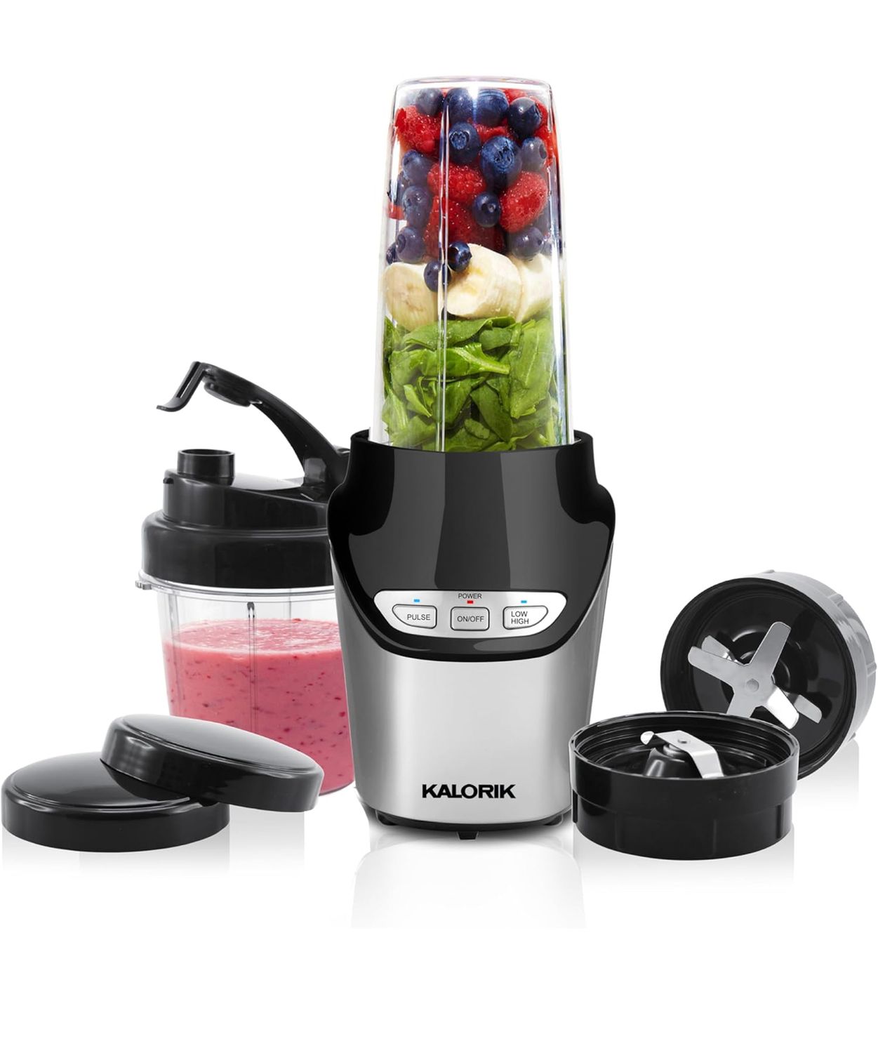 Kalorik® 8-Piece Nutrition Blender Set 1600W