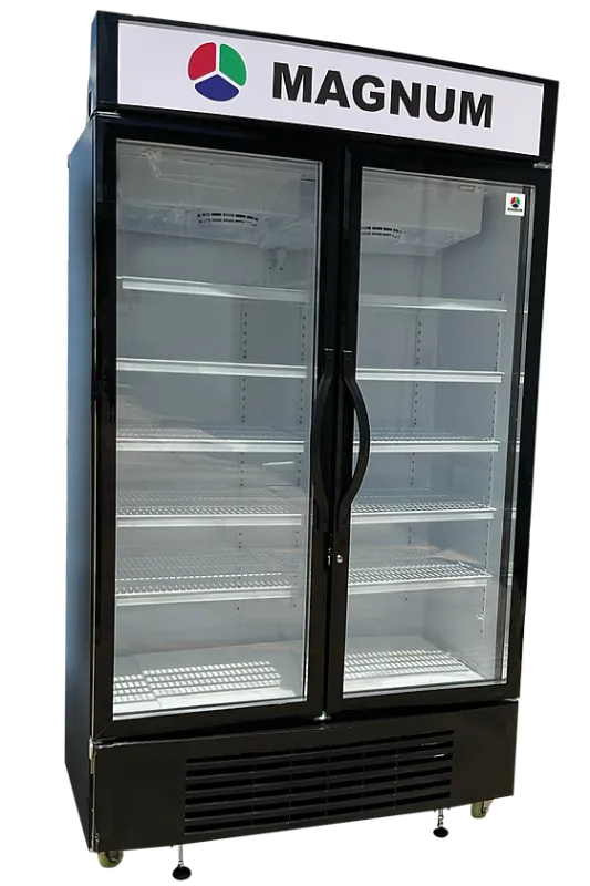 Magnum 34 Cu ft 2 Door Showcase Chiller