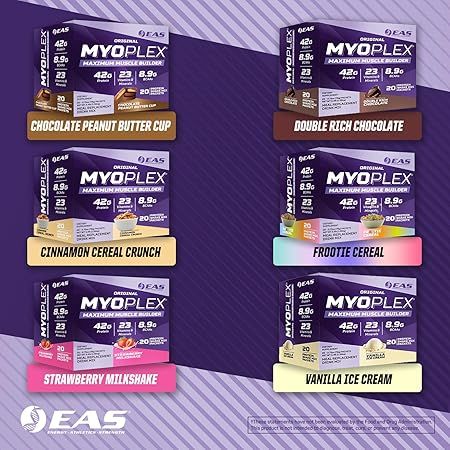 EAS Myoplex Meal Replacement Protein Drink Mix Packets (20)