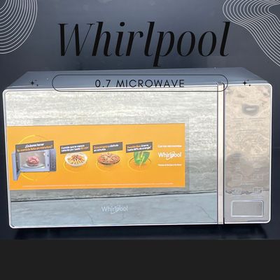 Whirlpool 0.7 Microwave Silver Mirror Glass