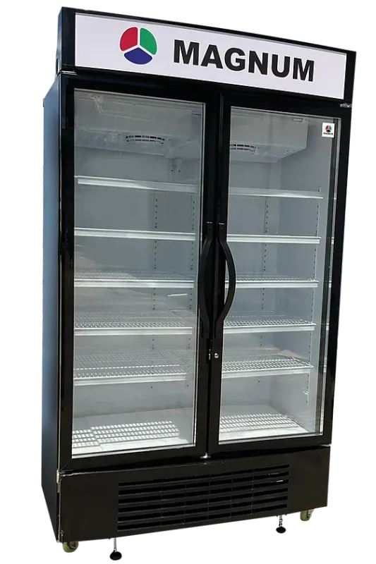 Magnum 34 Cu ft 2 Door Showcase Chiller