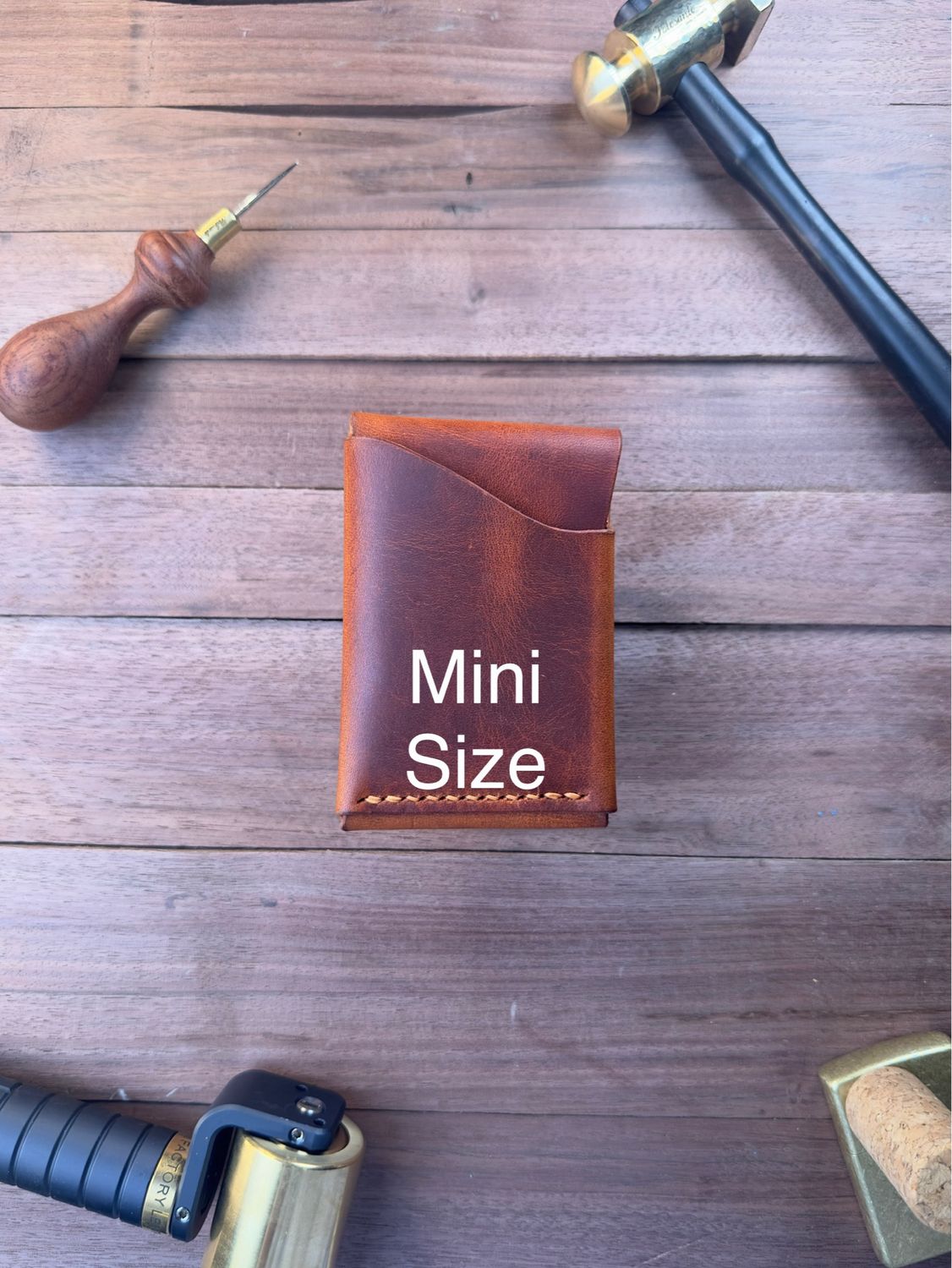 CUSTOMIZE - The Silver Coin Wallet - Regular Size And Mini Size