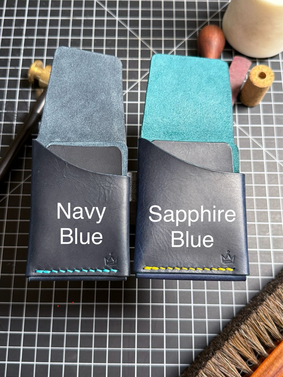 CUSTOMIZE - The Silver Coin Wallet - Regular Size And Mini Size
