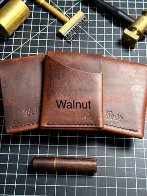 CUSTOMIZE - The Silver Coin Wallet - Regular Size And Mini Size