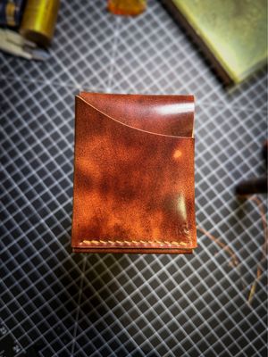 CUSTOMIZE - The Silver Coin Wallet - Rocado Shell Cordovan