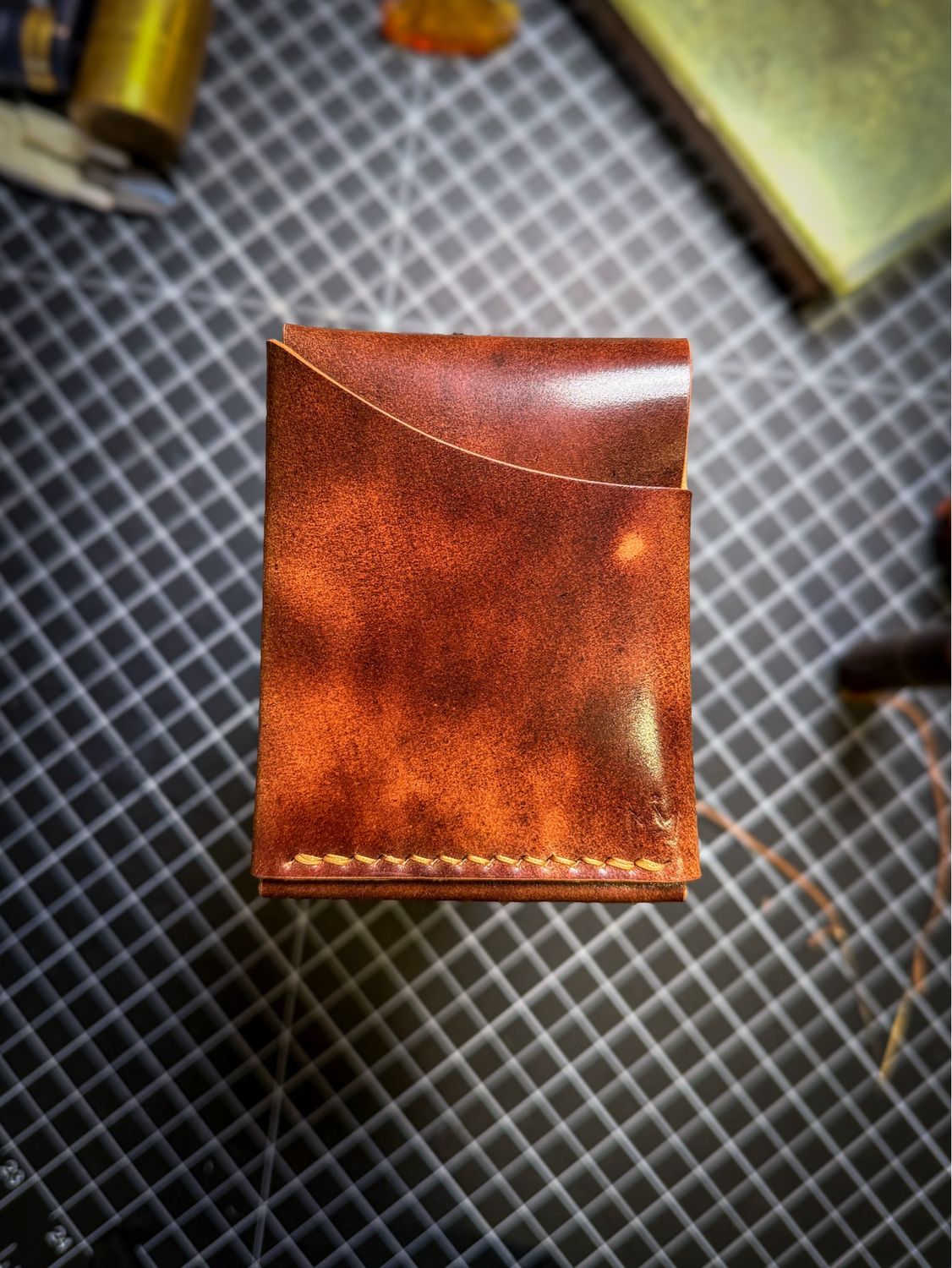 CUSTOMIZE - The Silver Coin Wallet - Rocado Shell Cordovan