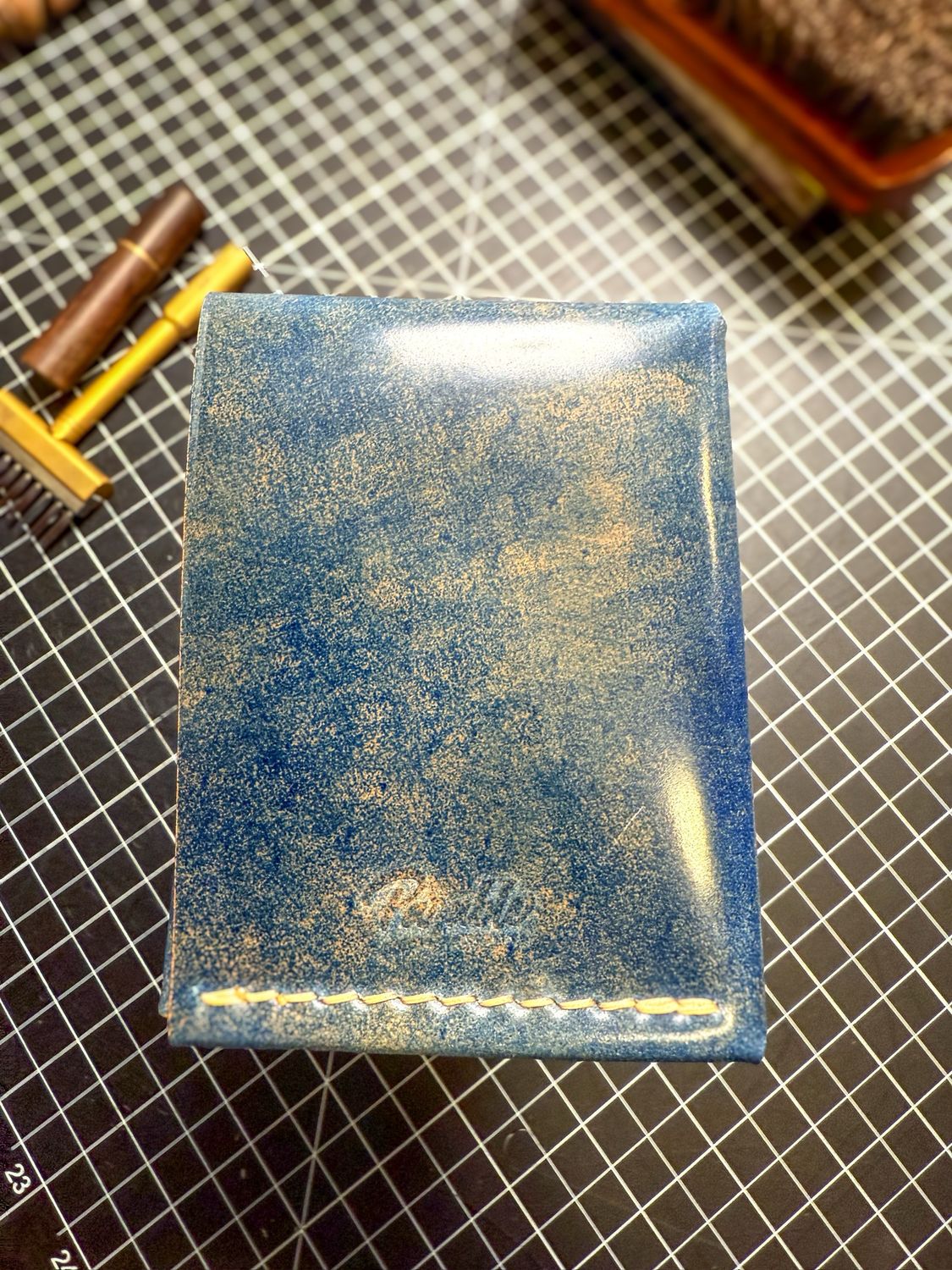 CUSTOMIZE - The Silver Coin Wallet - Rocado Shell Cordovan