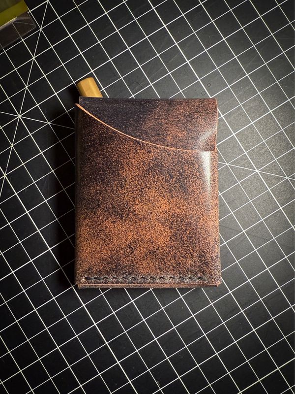 CUSTOMIZE - The Silver Coin Wallet - Rocado Shell Cordovan