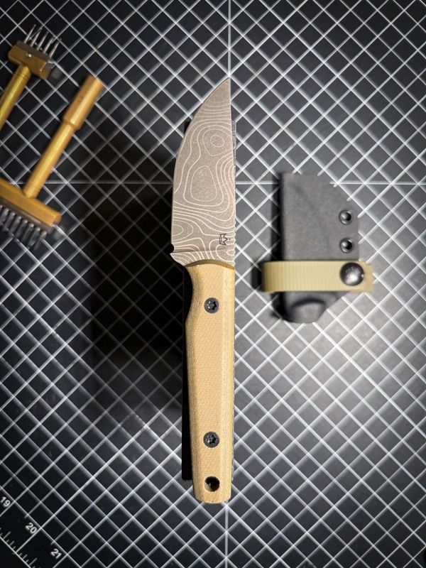 Hidden Treasure - CPM CruWear, OD Green Canvas Micarta