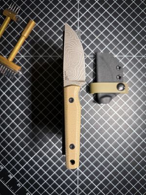 Hidden Treasure - CPM CruWear, OD Green Canvas Micarta