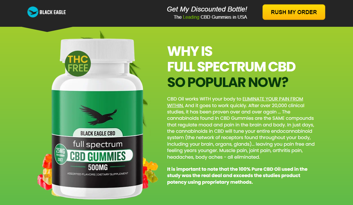 Black Eagle CBD Gummies