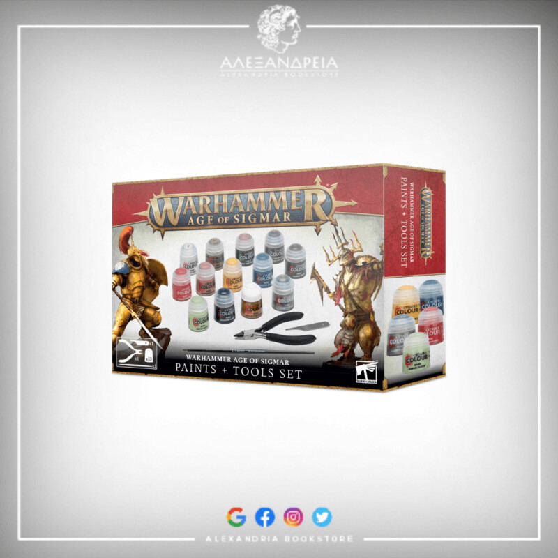 Warhammer Age of Sigmar: Paints & Tools Set