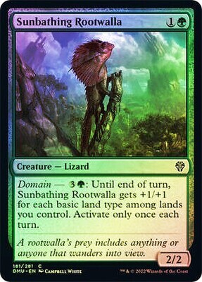 Sunbathing Rootwalla