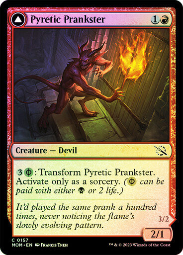 Pyretic Prankster // Glistening Goremonger