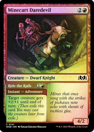 Minecart Daredevil // Ride the Rails