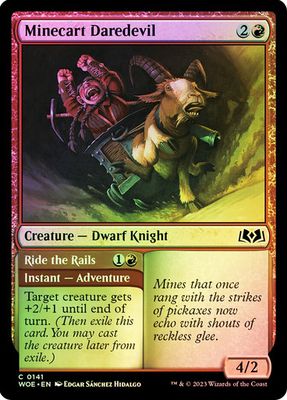Minecart Daredevil // Ride the Rails