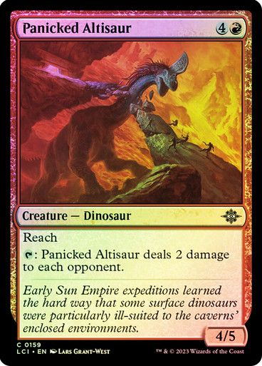 Panicked Altisaur