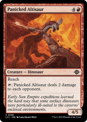 Panicked Altisaur