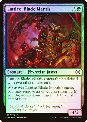 Lattice-Blade Mantis