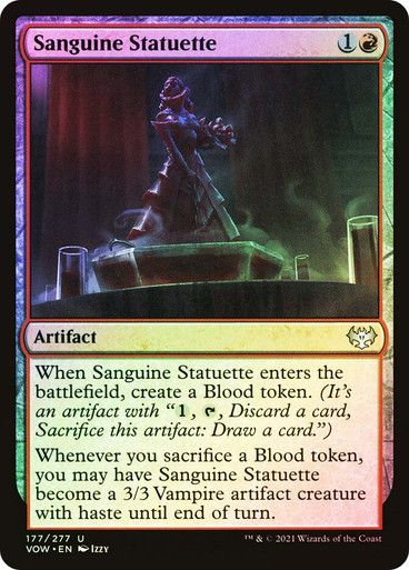 Sanguine Statuette