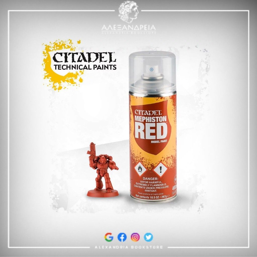 Spray Paint: Mephiston Red