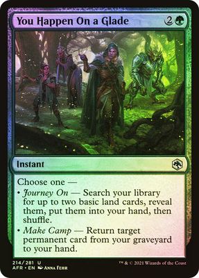 You Happen On a Glade
