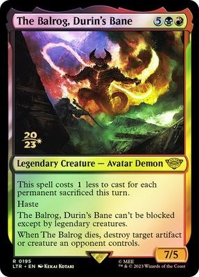 The Balrog, Durin's Bane
